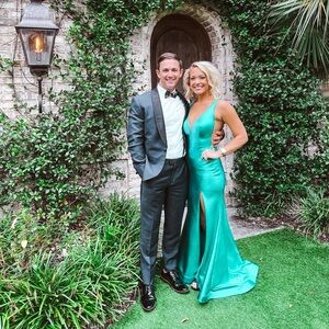 Jovani Turquoise Formal Dress